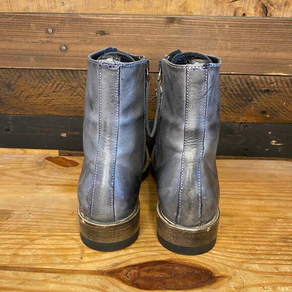 Cavalaccio Gray Ankle Boot Bootie, Leather, made in Italy, Wmn’s EU 37/US 6.5-7 - Picture 5 of 8